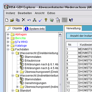 Der RISA-GEN Explorer